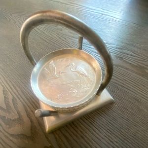 Vintage Coaster Set with Stand